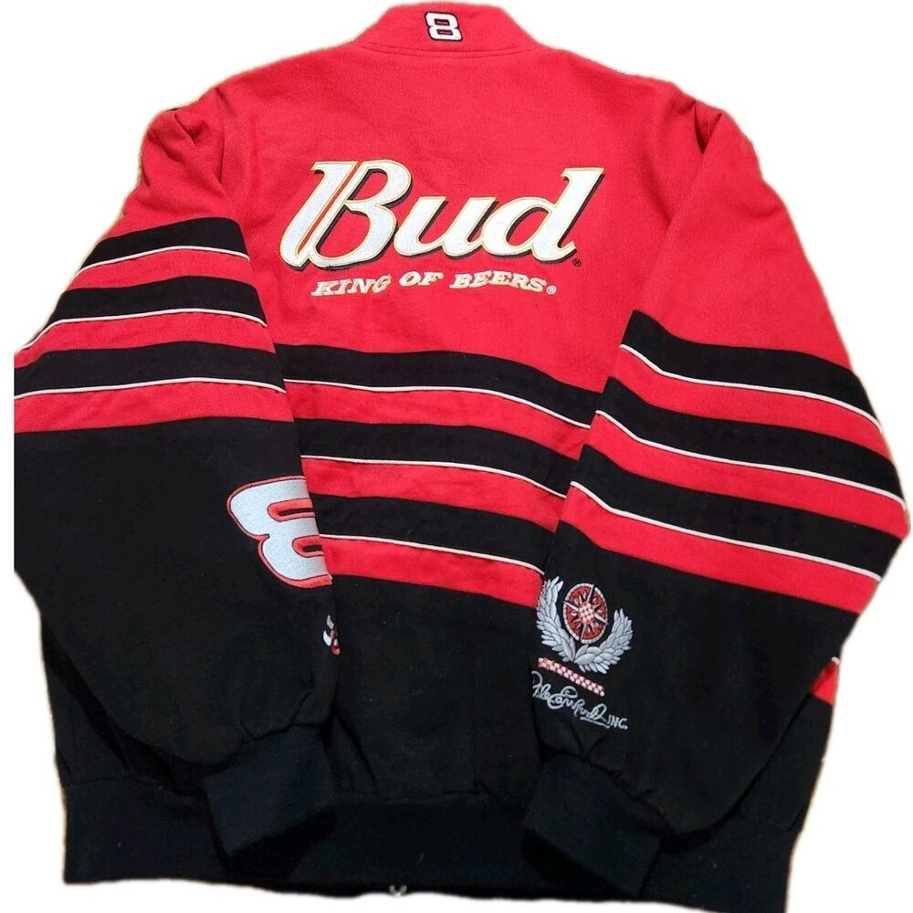 Dale Earnhardt Jr. #8 Budweiser Chase Authentics Racing Jacket Size XL - Picture 2 of 10